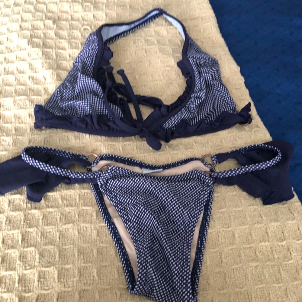 Two Piece Rosa Cha Brazilian Bikini Gingham Print